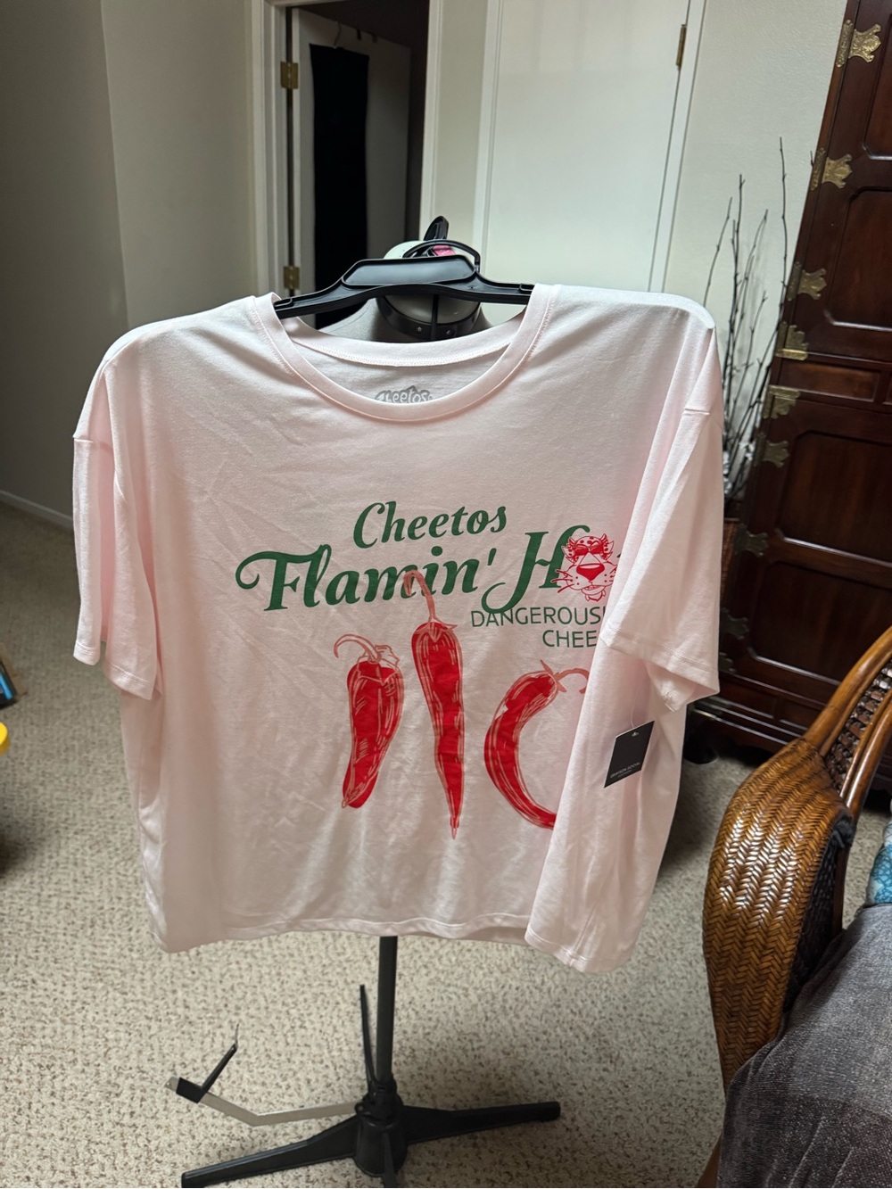 Cheetos Flamin' Hot T-Shirt & Shorts PJ’s Set size 2x New